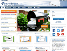 Tablet Screenshot of letterstream.com